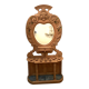 Porte manteau et parapluie en chêne sculpté XX siècle