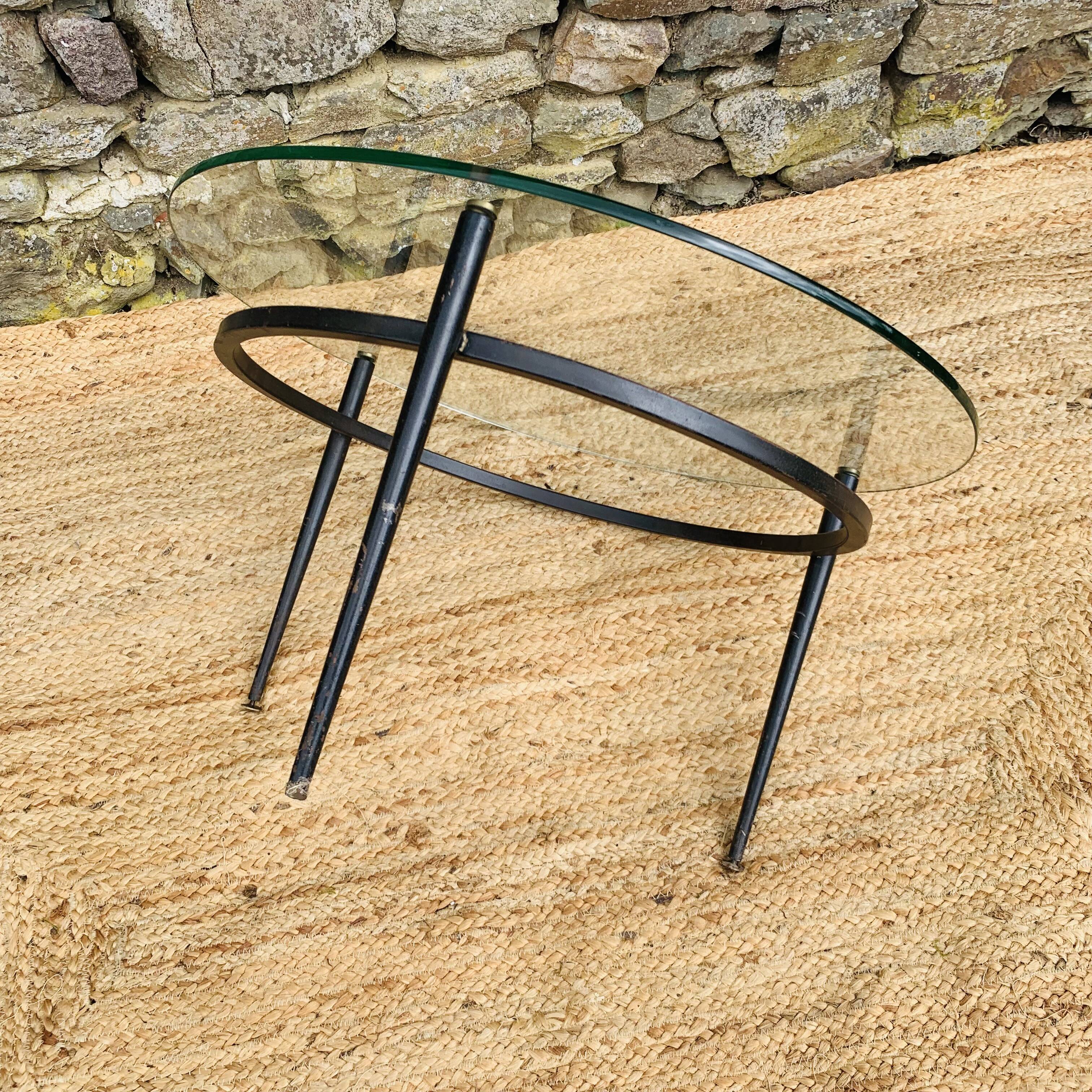 Vintage coffee table by Roger Le Bihan