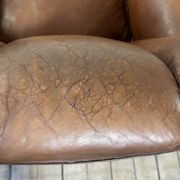 Vintage Leather Club Armchair from the 1950s