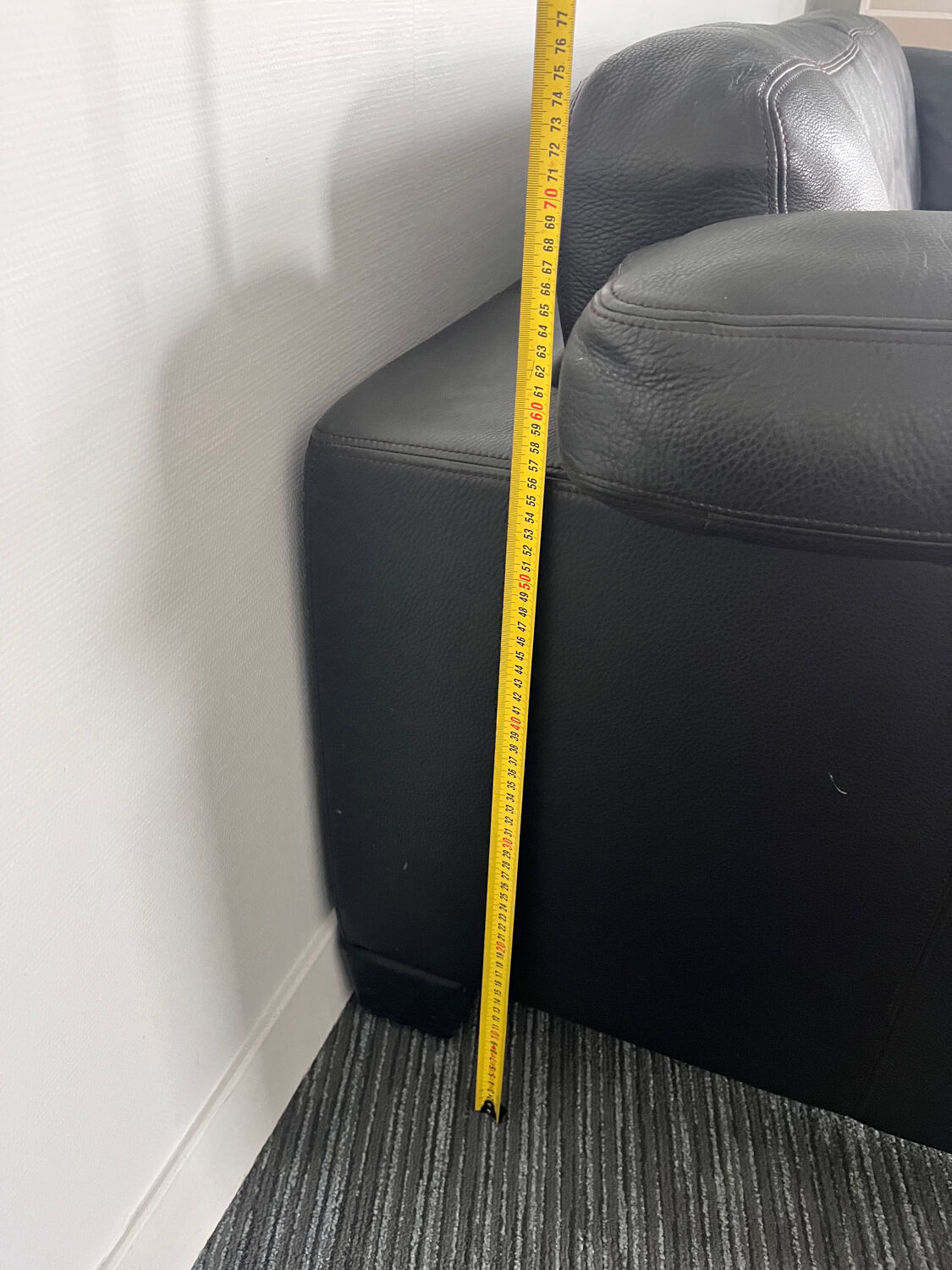 Canapé cuir Ds17-123 De Sede ( designer Antonio Citterio)