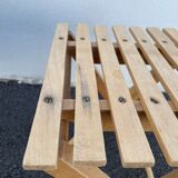 Vintage wooden folding stool