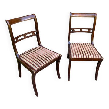 Paire de chaise style Regence