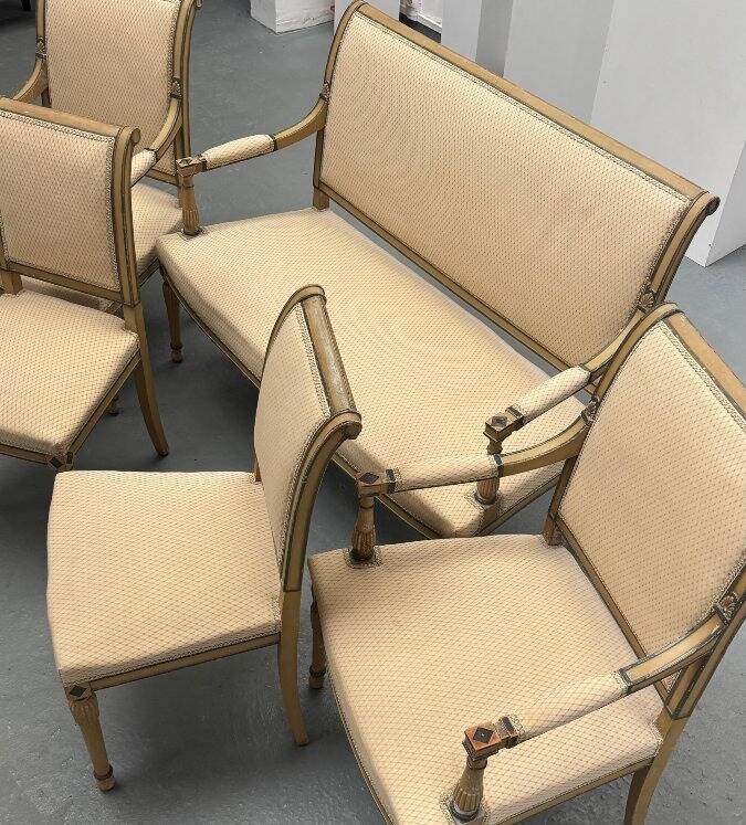 Salon 5 pièces de Style Directoire néoclassique