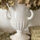 Ceramic amphora-shaped planter/vase