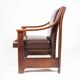 Wooden armchair with leather upholstery by Zbyněk Hřivnáč