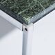 Square green marble coffee table, 1970s