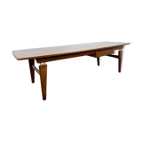 Retro teak coffee table with drawer