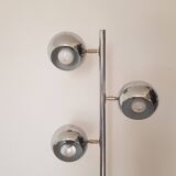 Vintage floor lamp with 3 globes