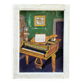 Tableau 40's "Le piano"