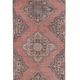 Vintage Turkish rug from Oushak, hand-woven 96x364 cm