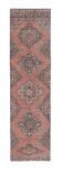 Vintage Turkish rug from Oushak, hand-woven 96x364 cm