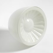 Beautiful large original Mid Century Bauhaus opal glass ceiling lamp