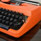 TYPEwriter Brother 210 orange 1975