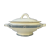 Vintage soup tureen, blue ironstone, Salins model, Castellane