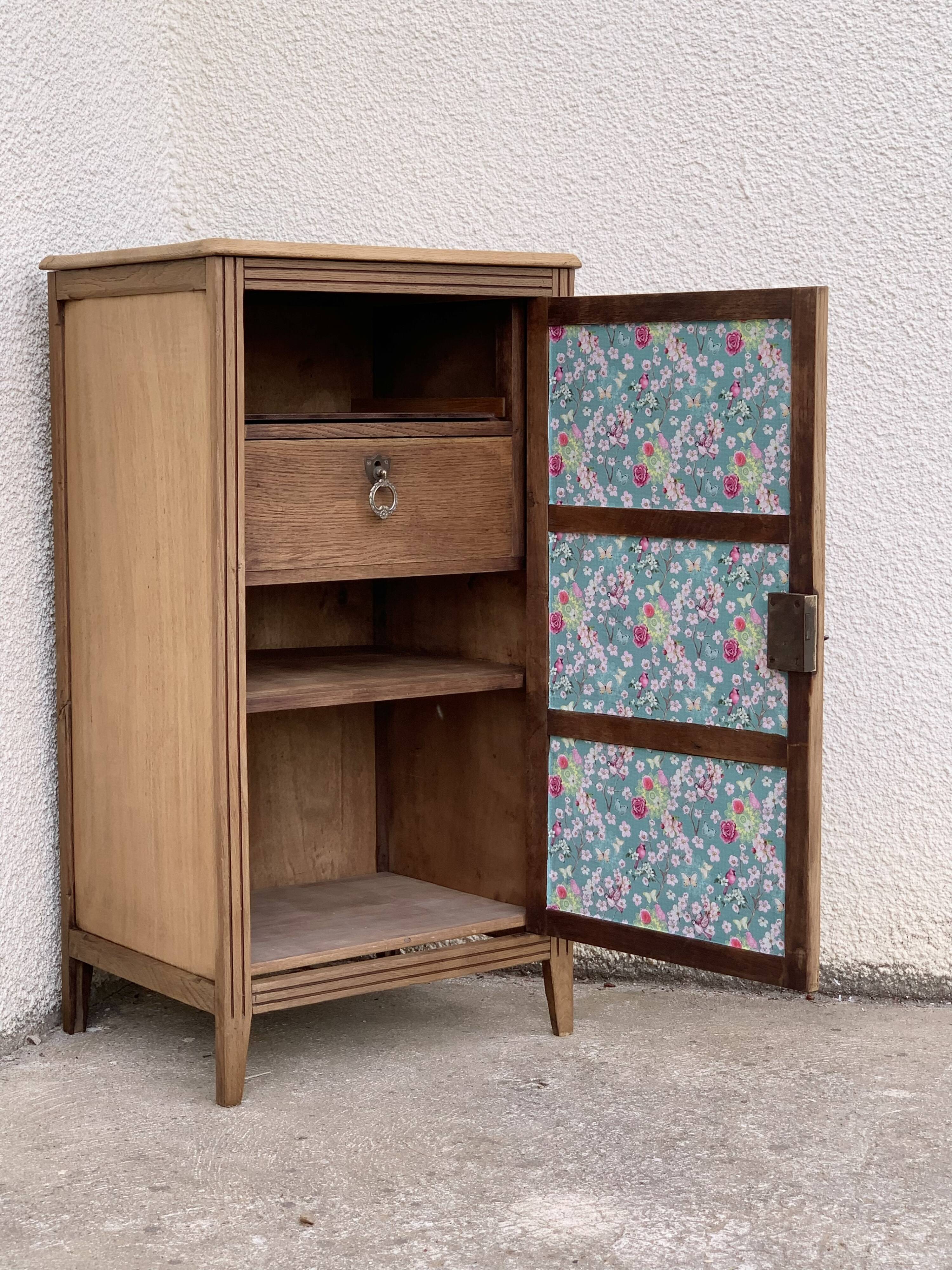 Parisian buffet art deco wood brut 1930