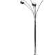 Vintage ARC floor lamp with 5 adjustable chrome arms on marble base