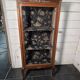 Vitrine ancienne style transition Louis XV-Louis XVI en Acajou