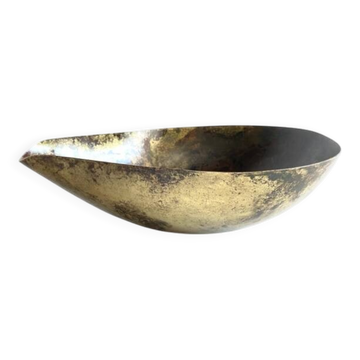Vintage fruit bowl style brass drop