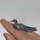 12 silver metal duck knife rests