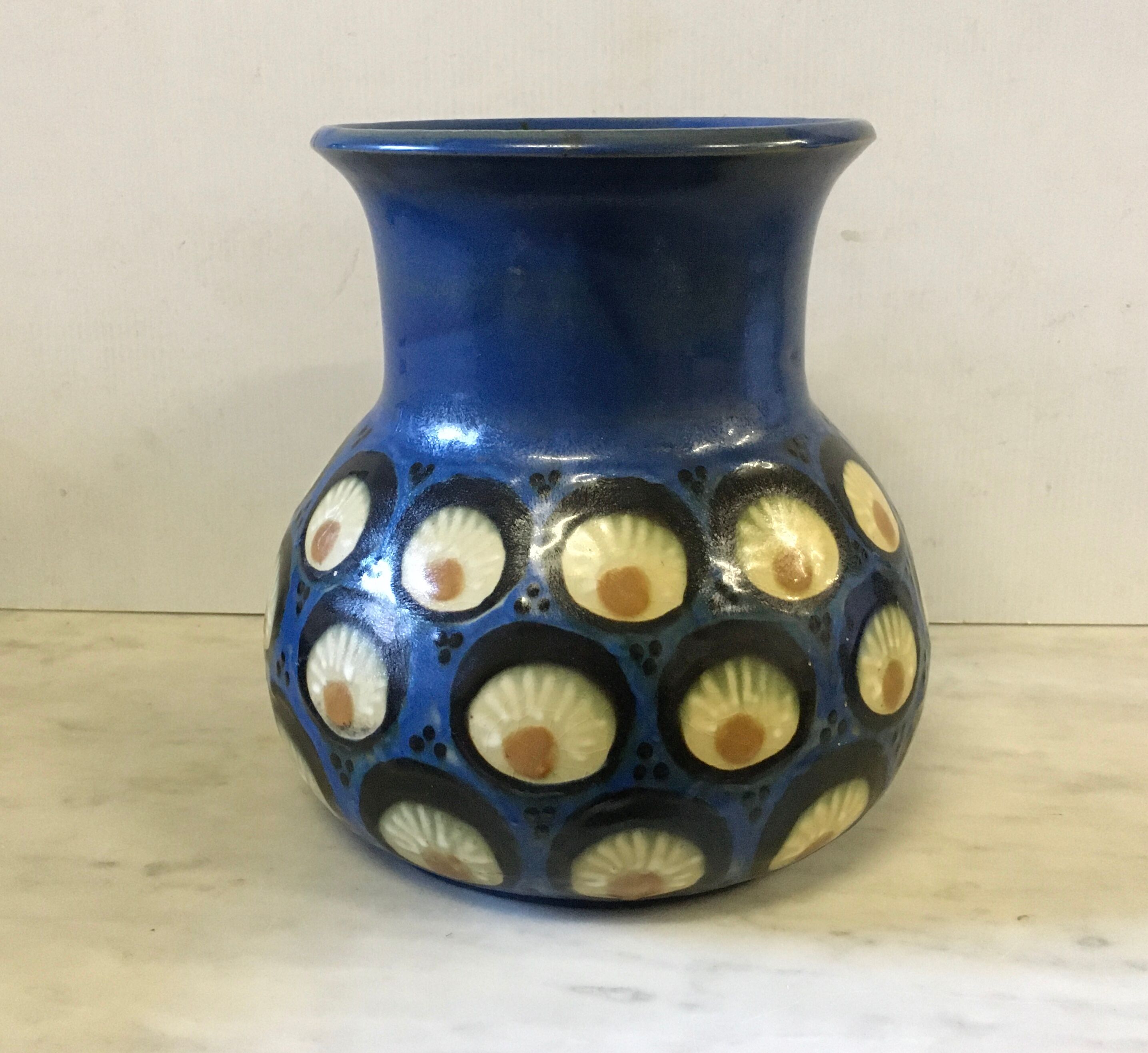 Vase Léon Elchinger Soufflenheim Alsace