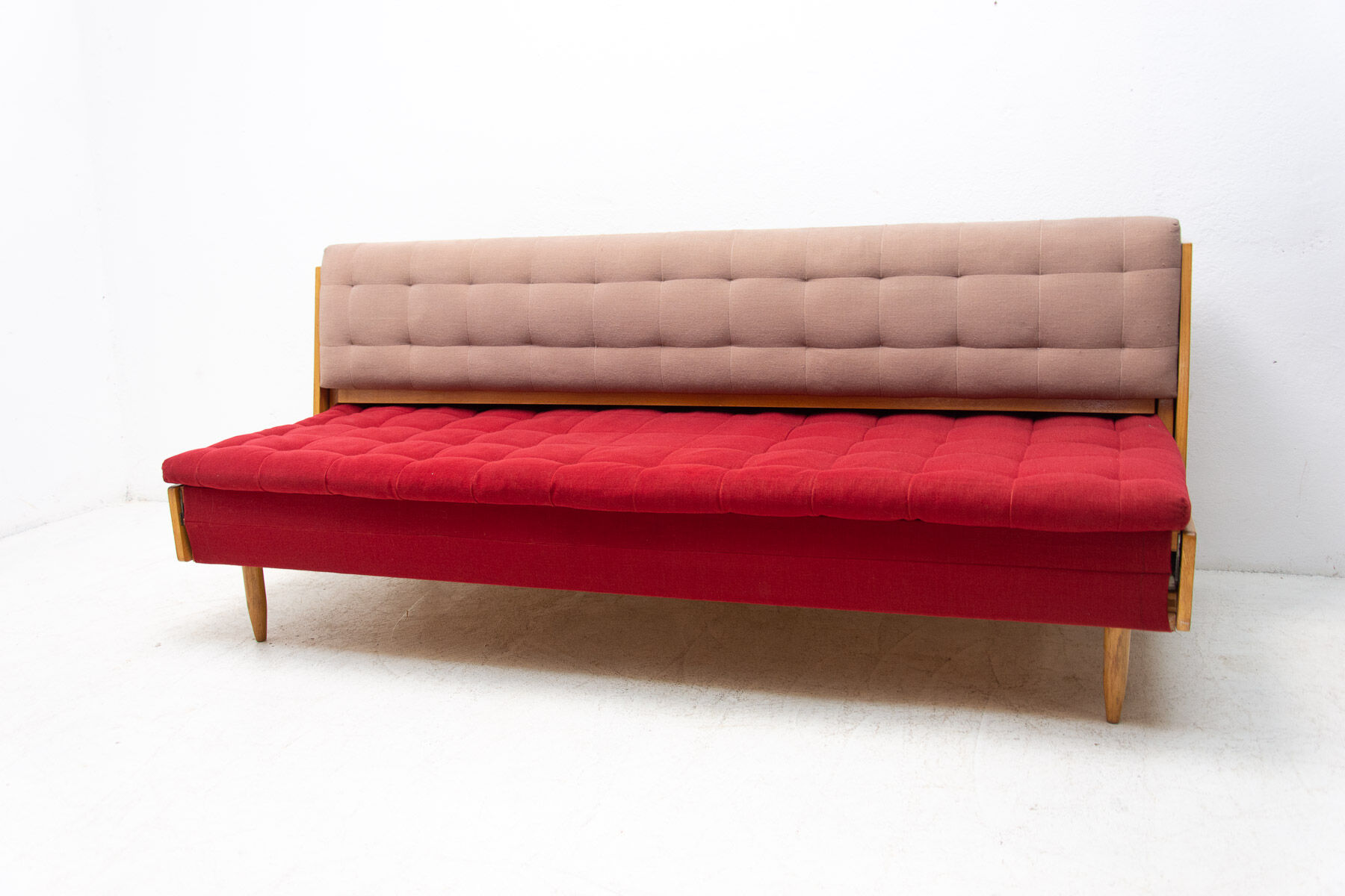 Mid century folding sofabed, 1960´s, Czechoslovakia
