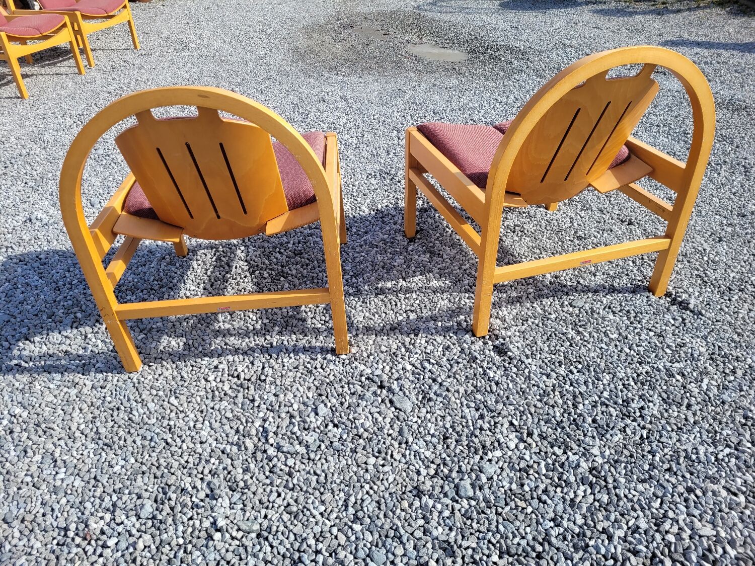 Pair of baumann armchairs from the 70s