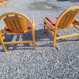 Pair of baumann armchairs from the 70s