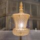 Lampadaire, verre de Murano et poussière d'or, Barovier & Toso, années 50