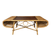 Rattan coffee table