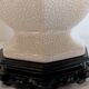Cracked ceramic lamp base in Chinese style