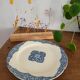 Assiette sur pied Gien