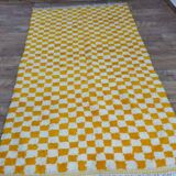 Handmade wool Berber rug 250x148cm