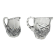 2 crystal pitchers