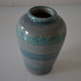 Vase vintage 60's aldo londi bitossi blu rimini