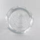 Cylindrical vase faceted crystal of the years 60/70