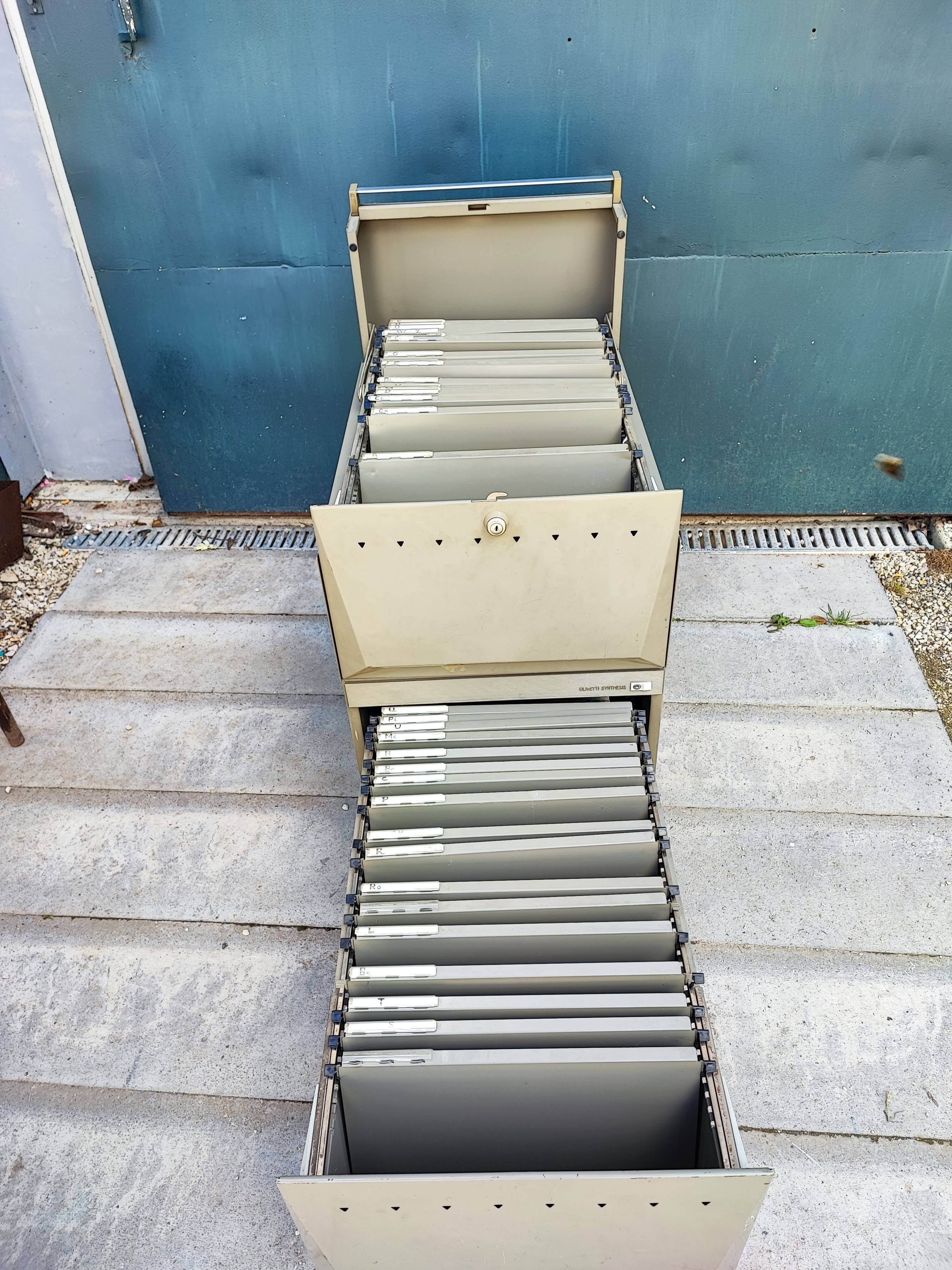 Storage cabinet Olivetti Metal Synthesis file