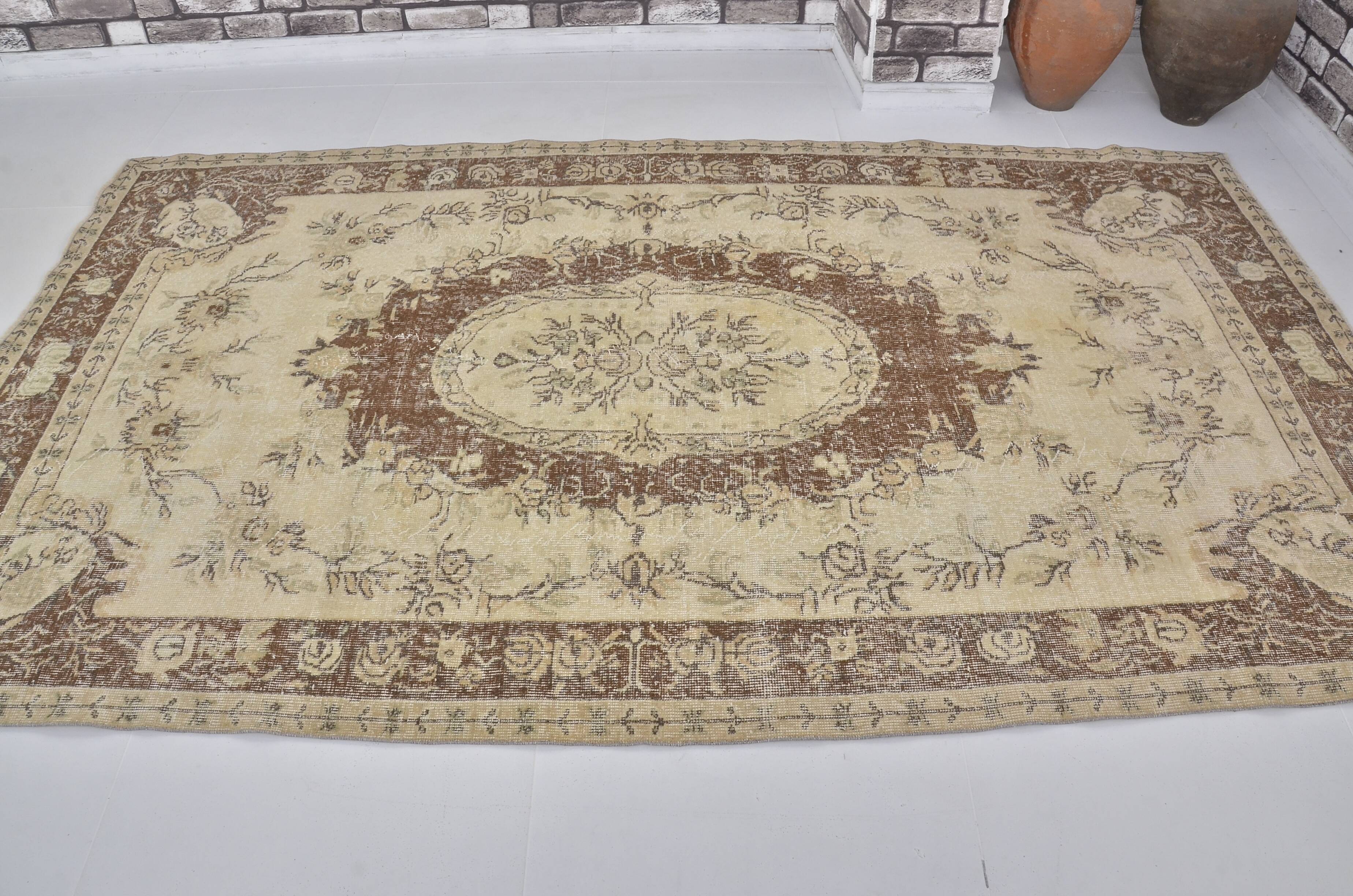 Oversize Vintage Turkish Carpet sku1773