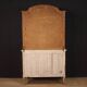 Commode en bois laqué avec miroir style Louis XVI