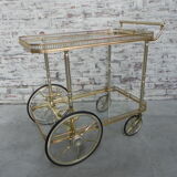 Hollywood Regency serving trolley Mascagni