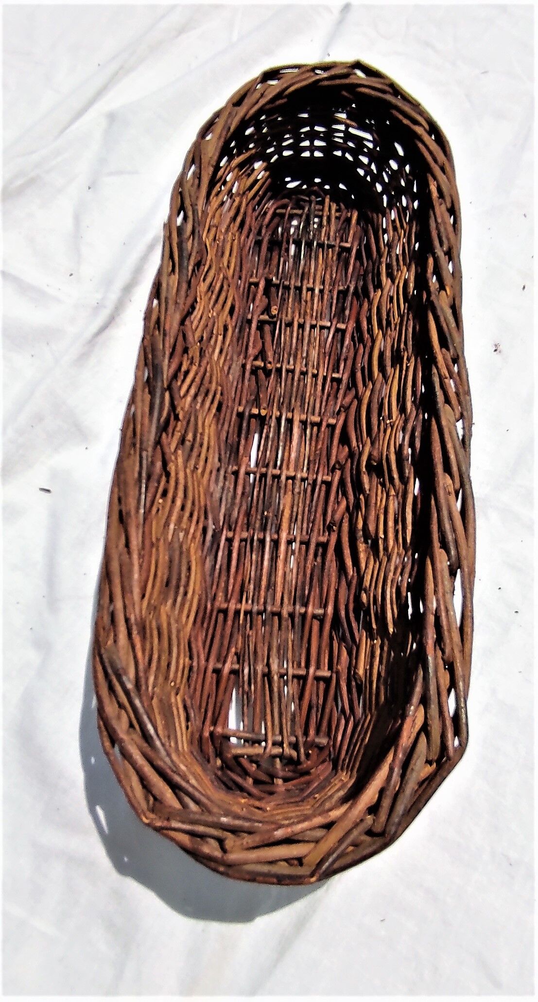 Old woven chestnut basket