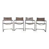 Set of four Bauhaus cantilever armchairs by Mart Stam, Italy