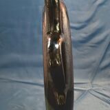 Enamelled ceramic soliflore, unknown signature