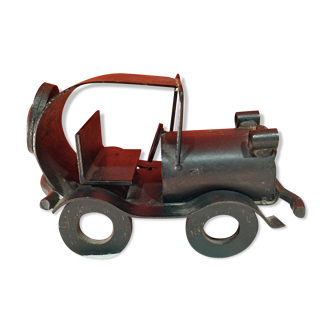 Antique metal car - handmade