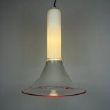 Suspended lamp Samanta in Murano glass attributed to Roberto Pamio for Leucos, Italy, 1970s.