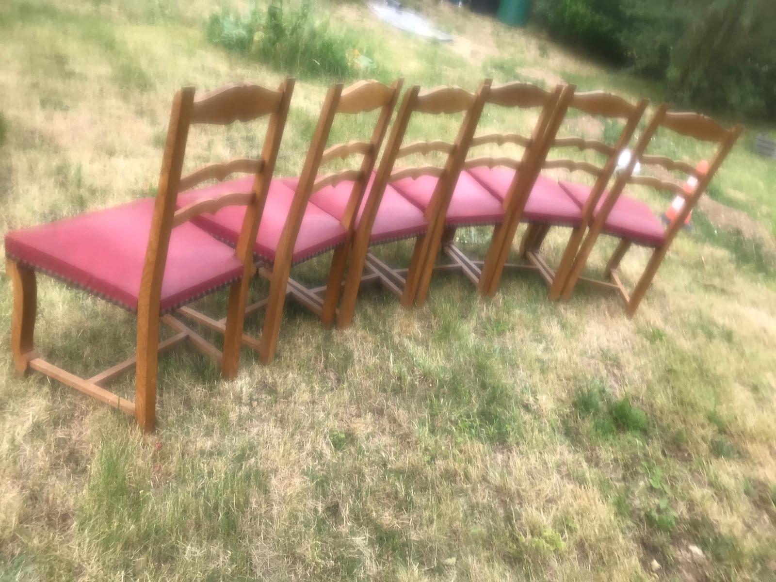 Set of 6 antique chairs