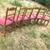 Lot de 6 chaises anciennes