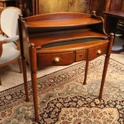 Secretary of the day with a sliding tray and Louis-Philippe leather