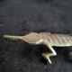 6 vintage knife rests, brass crocodiles, in excellent condition.