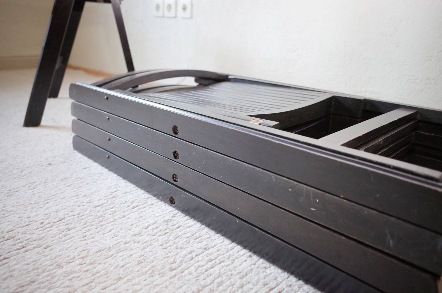 5 x chaises pliantes vintage