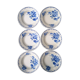Set of 6 old hollow plates Lunéville